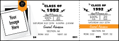 Class Reunion Mascot Orange Reserved Event Ticket