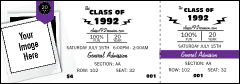 Class Reunion Mascot Purple Reserved Event Ticket