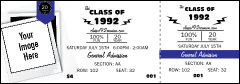 Class Reunion Mascot Blue Reserved Event Ticket