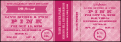 Breast Cancer Awareness Plaid Reserved Event Ticket
