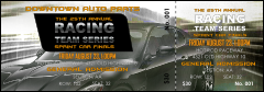 Auto Racing Reserved Event Ticket