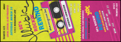 80s Music Reserved Event Ticket