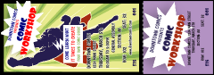 Comic Book Reserved Event Ticket