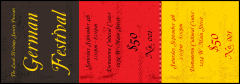 German Flag Event Ticket