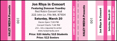 Pink Landscape General Admission Ticket