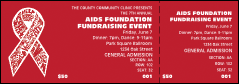 AIDS Fundraising Reserved Event Ticket