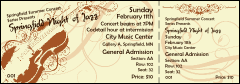 Concert Series 001 Reserved Event Ticket