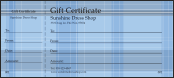 Plaid Gift Certificate