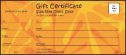Orange Fun Gift Certificate