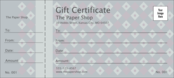 Dark Silver Diamonds Logo Gift Certificate