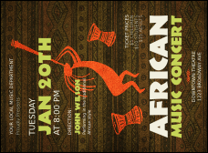 African Music Invitation