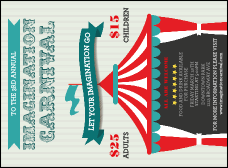 Carnival Monkey Invitation