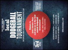 Dodgeball Invitation