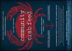 Crab Dinner Postcard