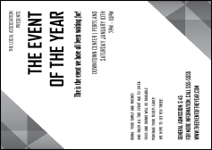 All Purpose  Corners Black and White Postcard