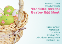 Easter Basket Postcard