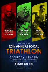 Triathlon Poster