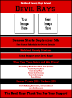 Sports Flyer 002 in Red and Black