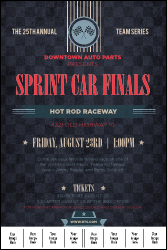 Car Racing Logo Poster