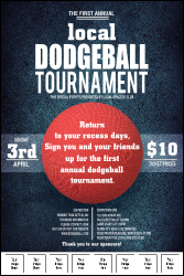 Dodgeball Logo Poster
