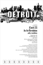 Detroit BW Poster with Image Upload