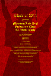 Cap and Gown Poster