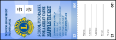 Lions Club International Circles Raffle Ticket 2
