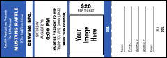 Your Image Raffle Ticket 001 (Blue)