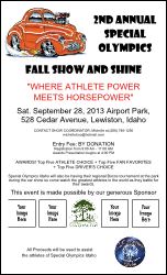 Special Olympic Show and Shine Poster