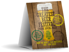 Beer Fest Table Tent