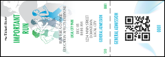 Run for a Cause Blue & Green Event Ticket