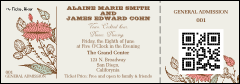 Wedding Flower Event Ticket