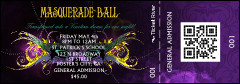 Masquerade Ball Event Ticket