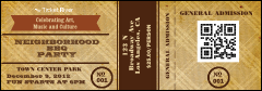Bbq Vintage Event Ticket