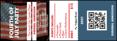 Fourth of July Event Ticket