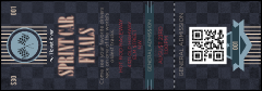 Car Racing Event Ticket