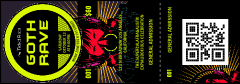 Goth Rave Event Ticket