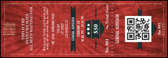 Retro Sunburst Event Ticket