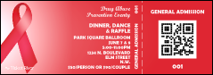 Red Ribbon Event Ticket
