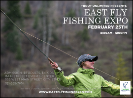 TU Woman Fishing Flyer