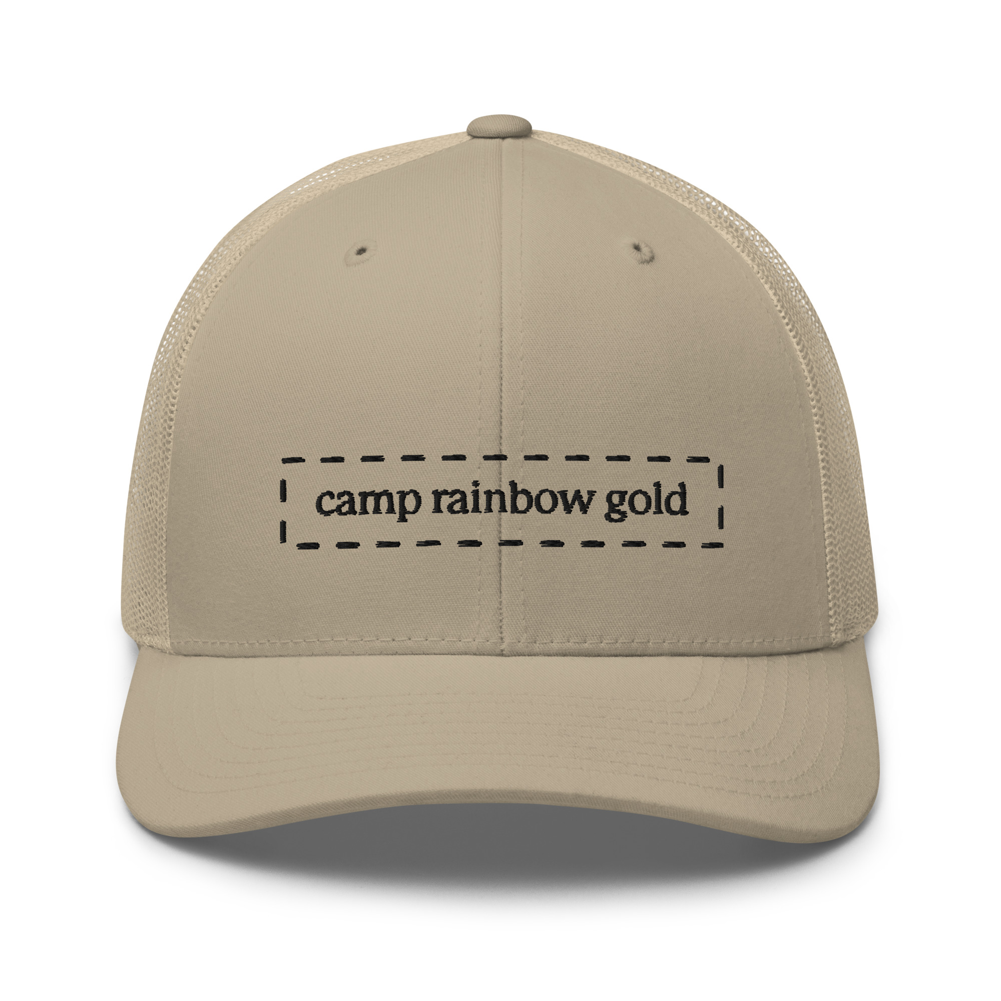 CRG Yupoong Retro Trucker Hat (khaki/khaki)