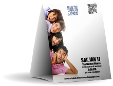 College Students Table Tent