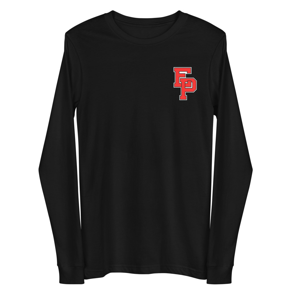 Unisex Adult Long Sleeve Left Chest Logo T-shirts Option 1