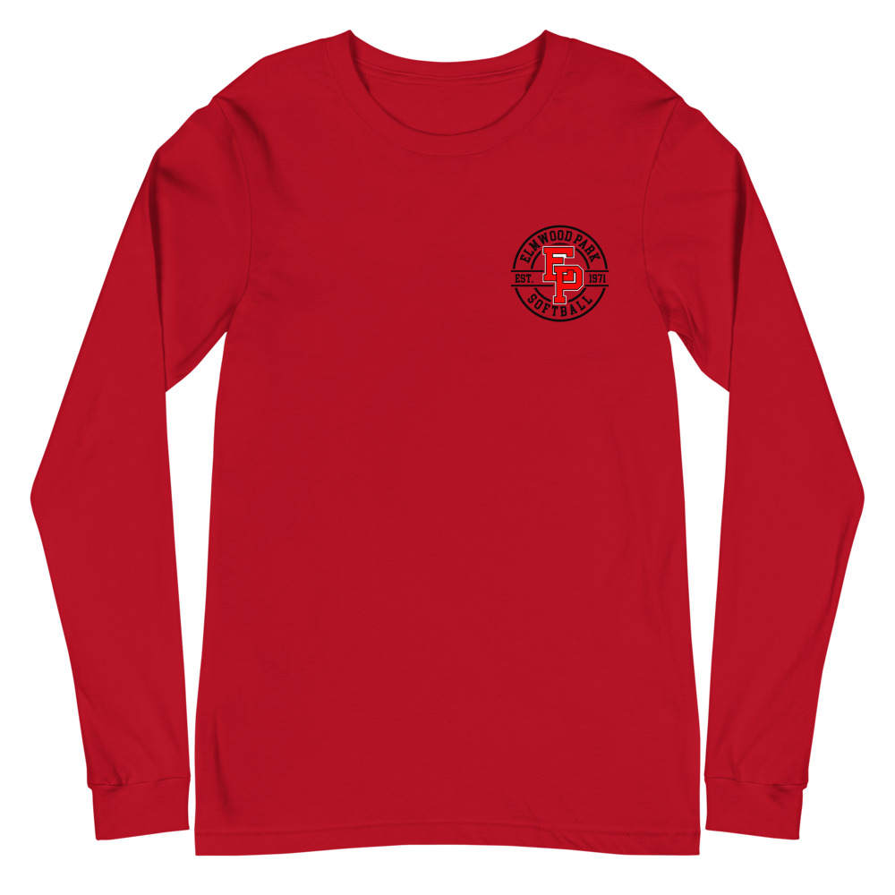 Unisex Adult Long Sleeve Left Chest Logo T-shirts Option 2