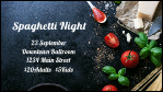 Spaghetti Ingredients Facebook Event Cover