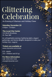 Glittering Celebration Poster