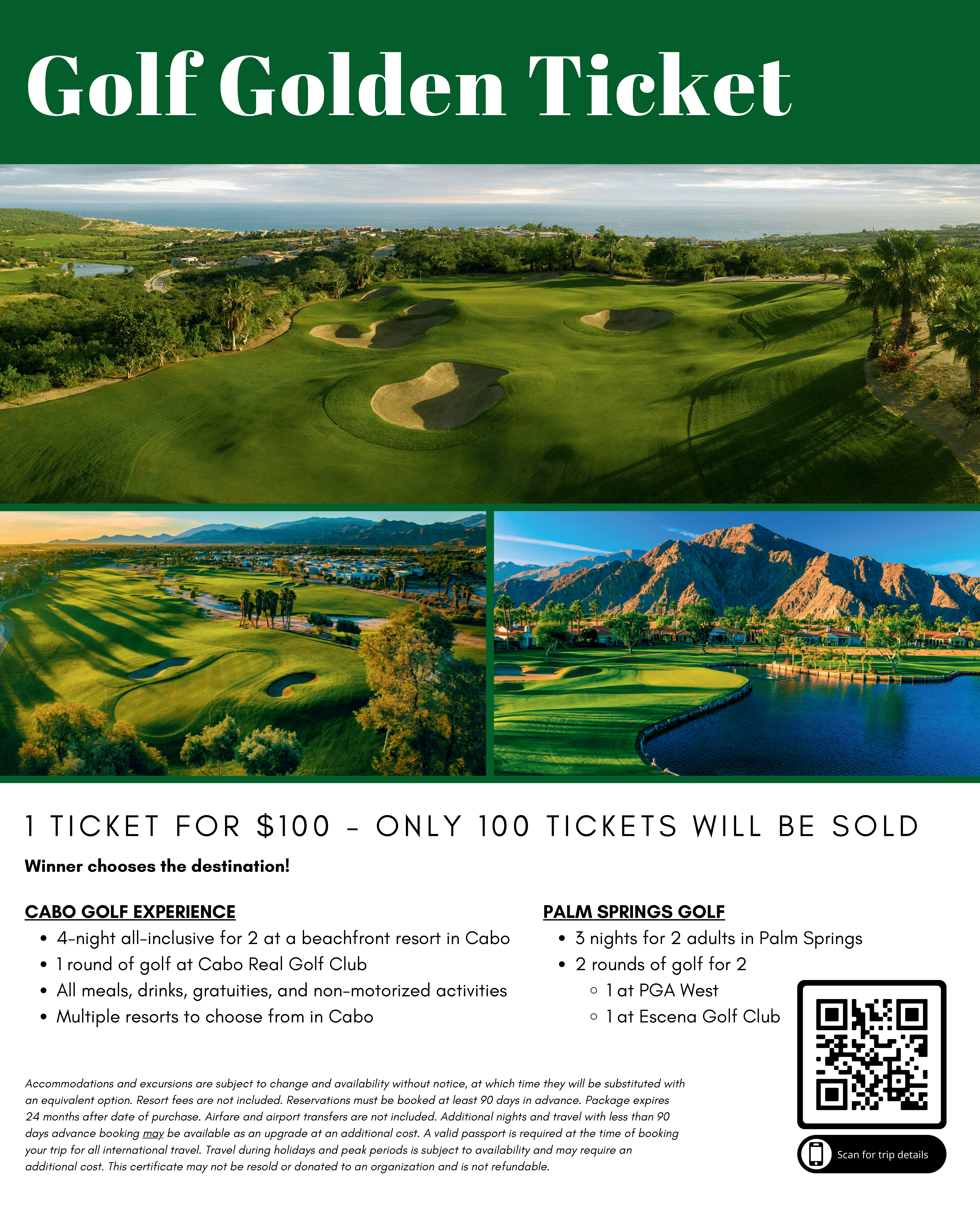 Golf Golden Ticket