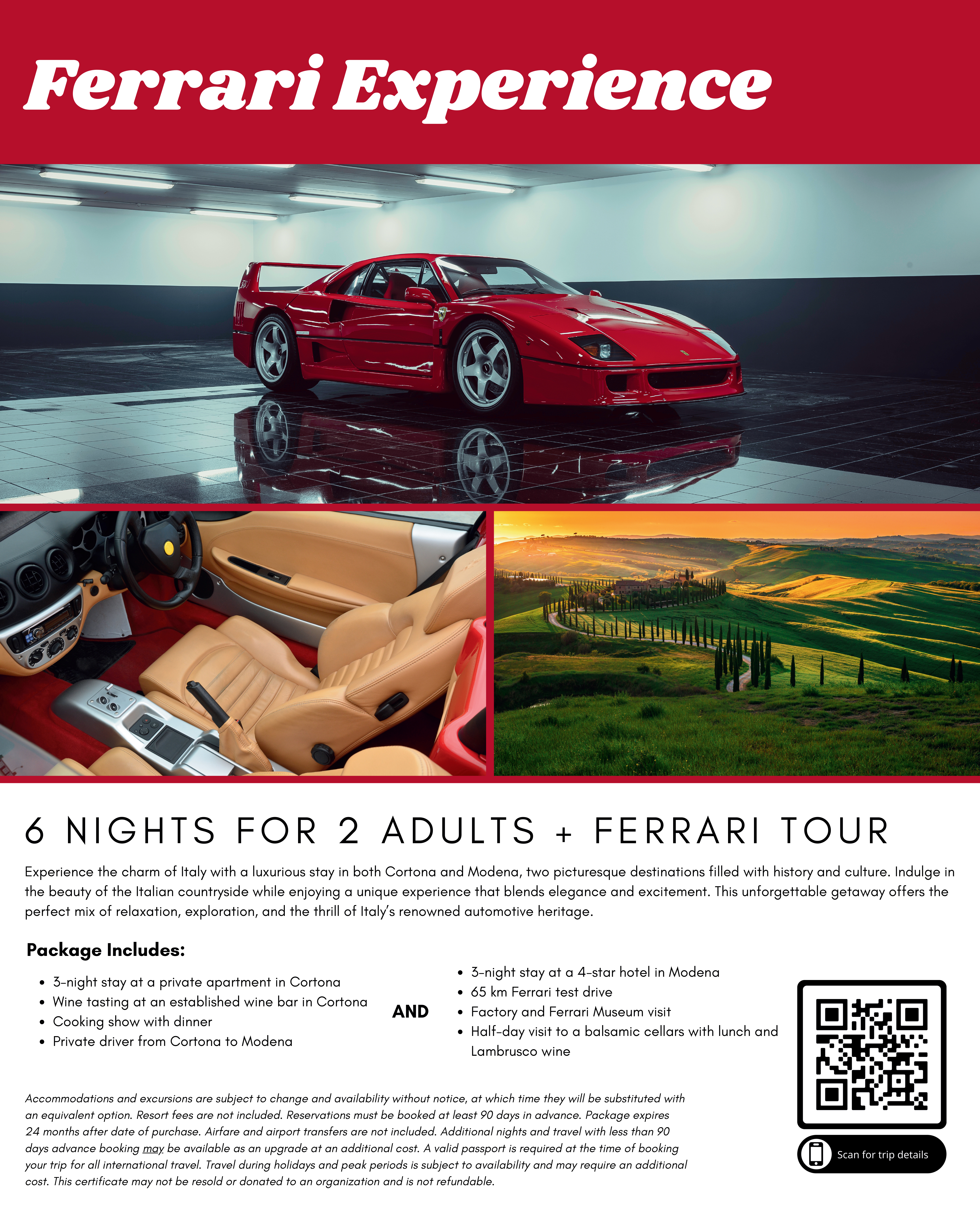Italian Ferrari Experience for 2
