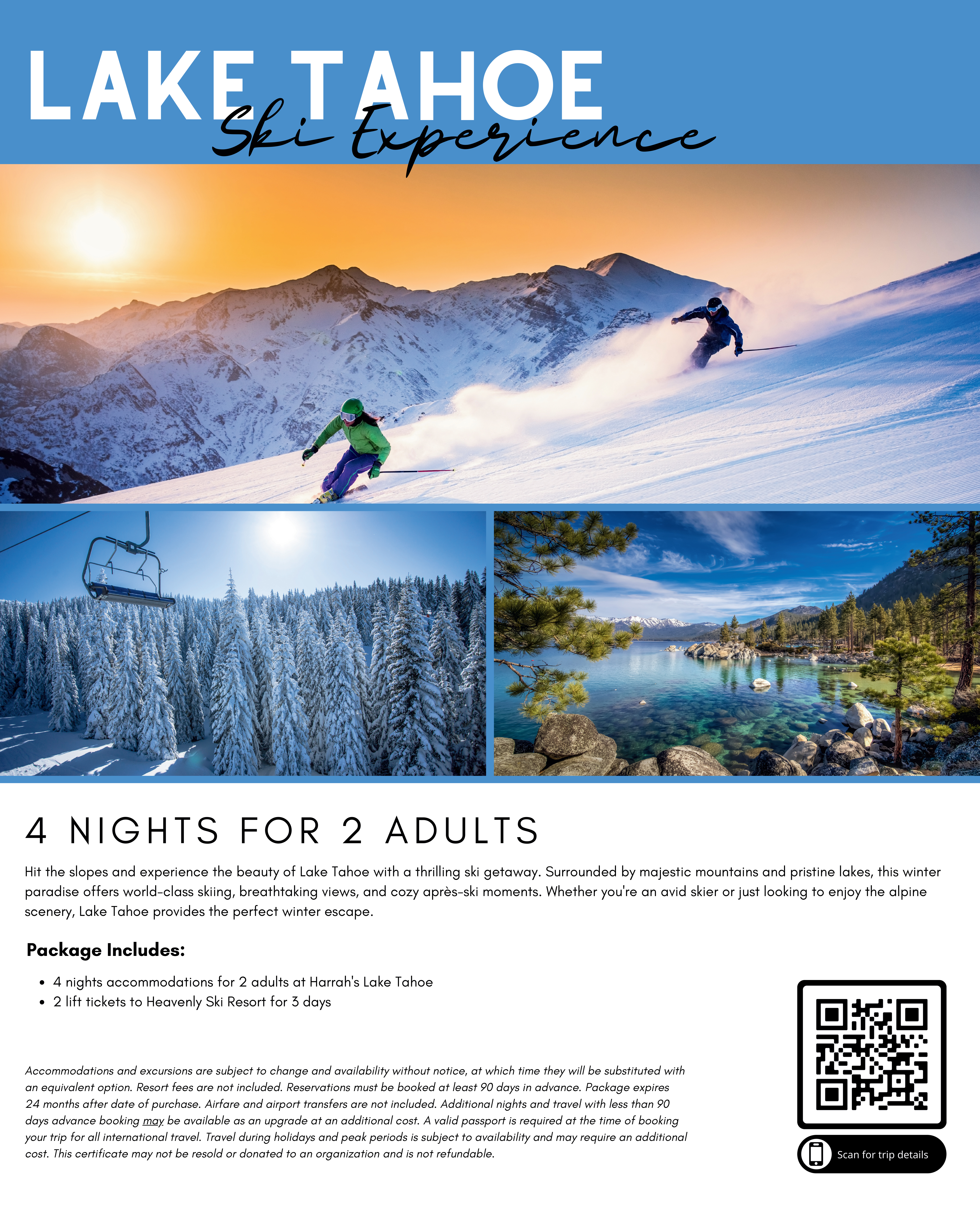 Lake Tahoe Ski Experience