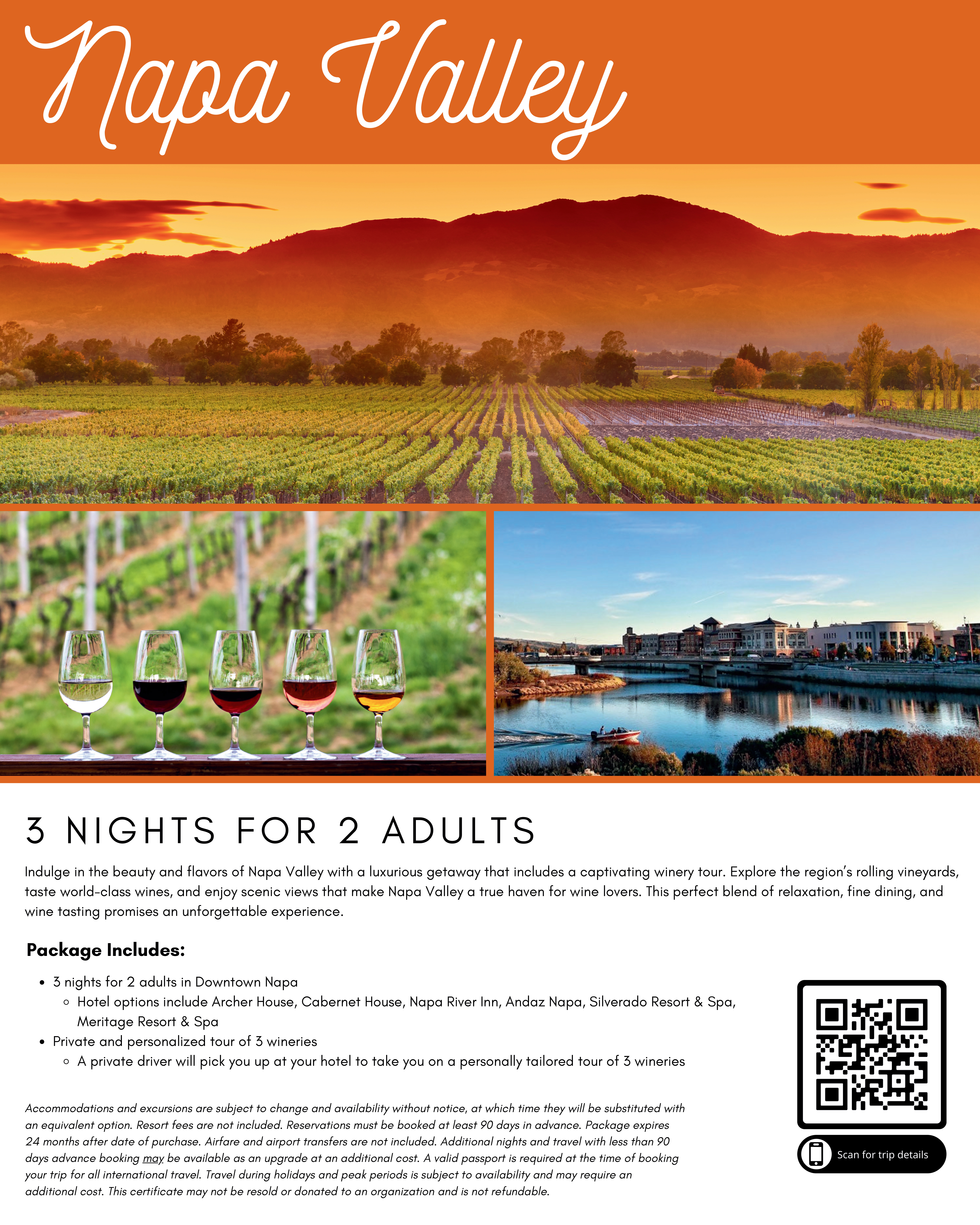 Napa Valley Wine Tour for 2